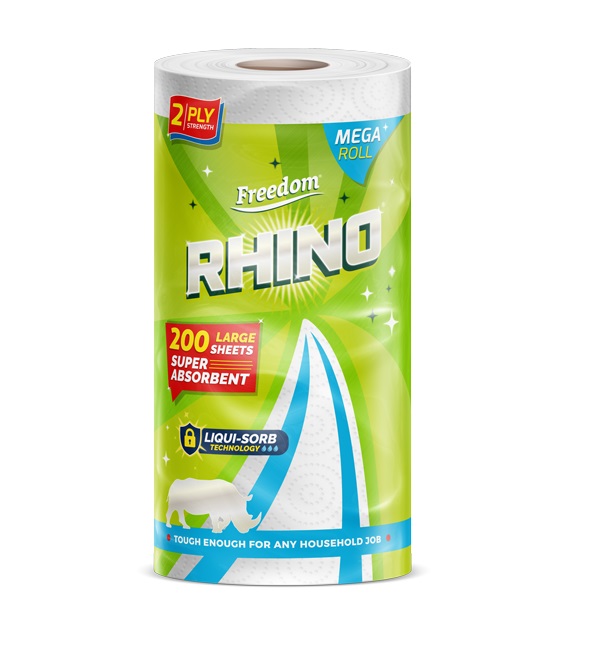 Freedom Rhino 2Ply Mega Roll Kitchen Towel RRP £2.15 CLEARANCE XL £1.99